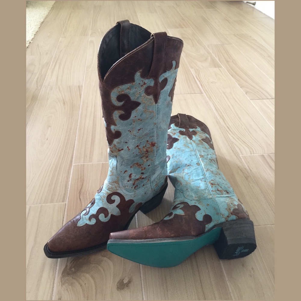 Lane Boots Dawson Turquoise